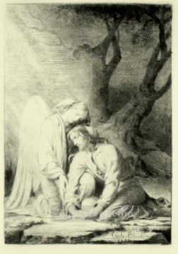 Carl Heinrich Bloch Painting - Christ in Gethsemene Carl Heinrich Bloch